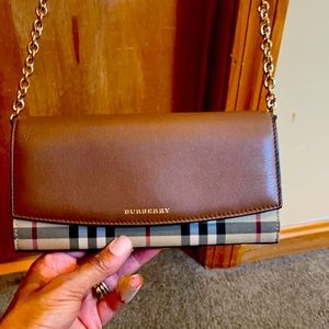 Gently used Burberry crossbody